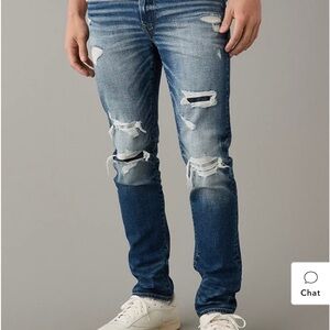 AE AirFlex+ Patched Slim Jean